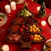 Christmas Tree Shaped Charcuterie Board For Christmas Day Family Party Gift