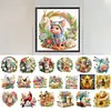(Multi-Style)Simple Animal Flower-Partial Special Shaped Diamond Painting 40*40CM