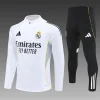 Real Madrid 25-26 1/4 Zip Tracksuit White Chandal