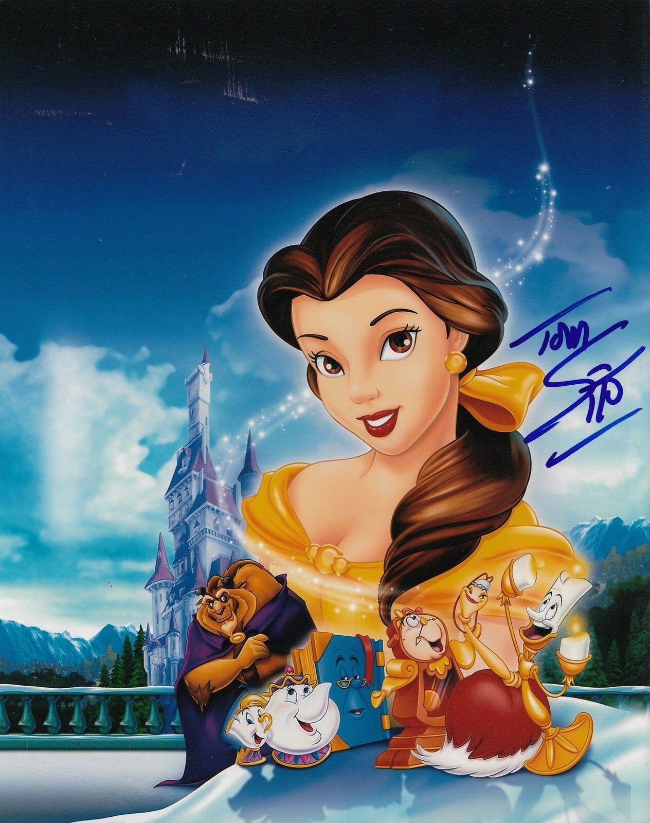 TOM SITO signed (BEAUTY AND THE BEAST) 8x10 Photo Poster painting *Beast animator* W/COA