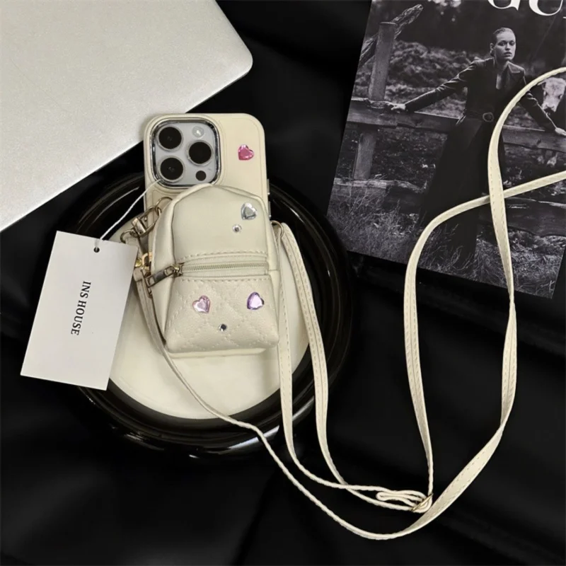 Kawaii Leather Cross-body Phone Case 