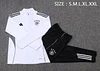 25/26 Germany White long zipper Training Jacket Set
