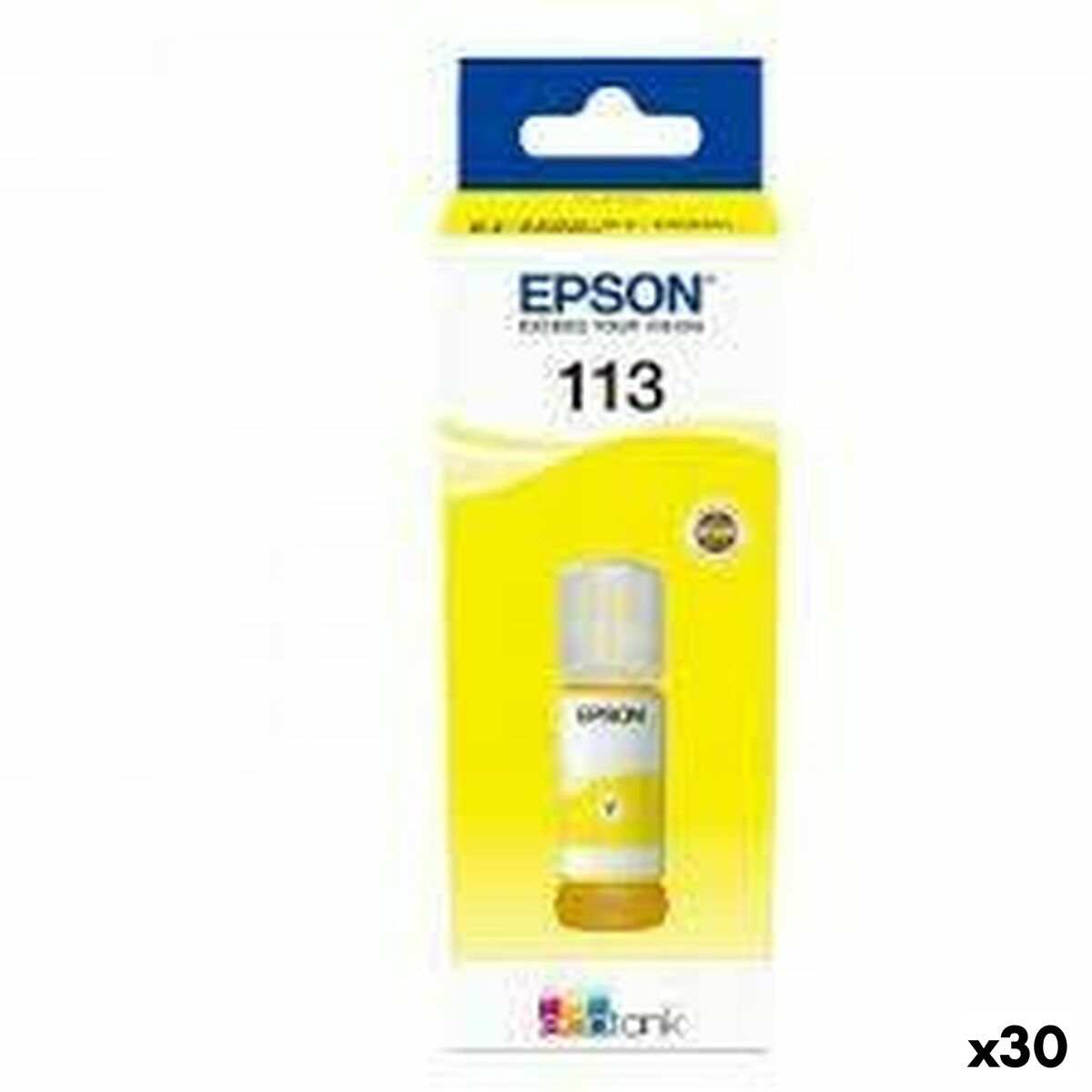 Refill ink Epson ET-5850, ET-5800, ET-16650, ET-16600, ET-5880, ET-5170 - N&ordm; 113 Yellow