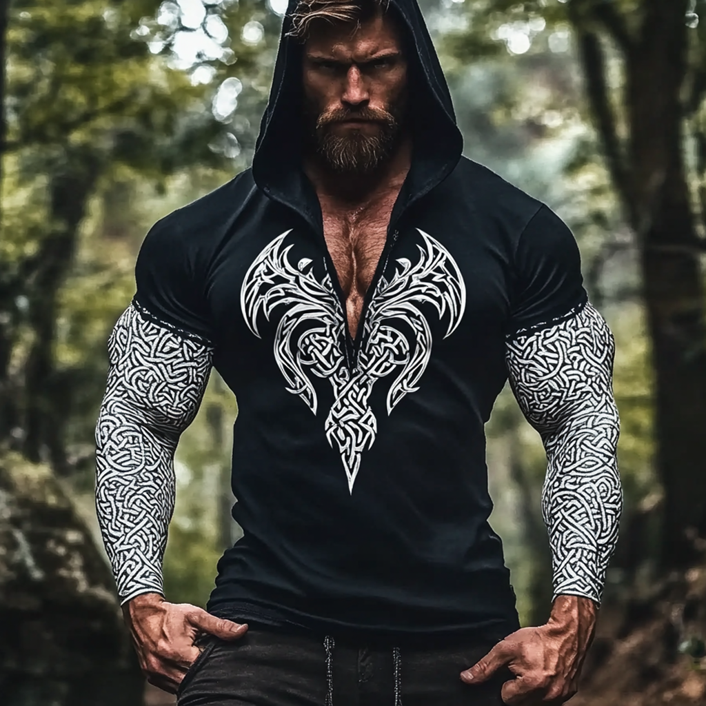 Viking Hooded Shirt-inspireuse