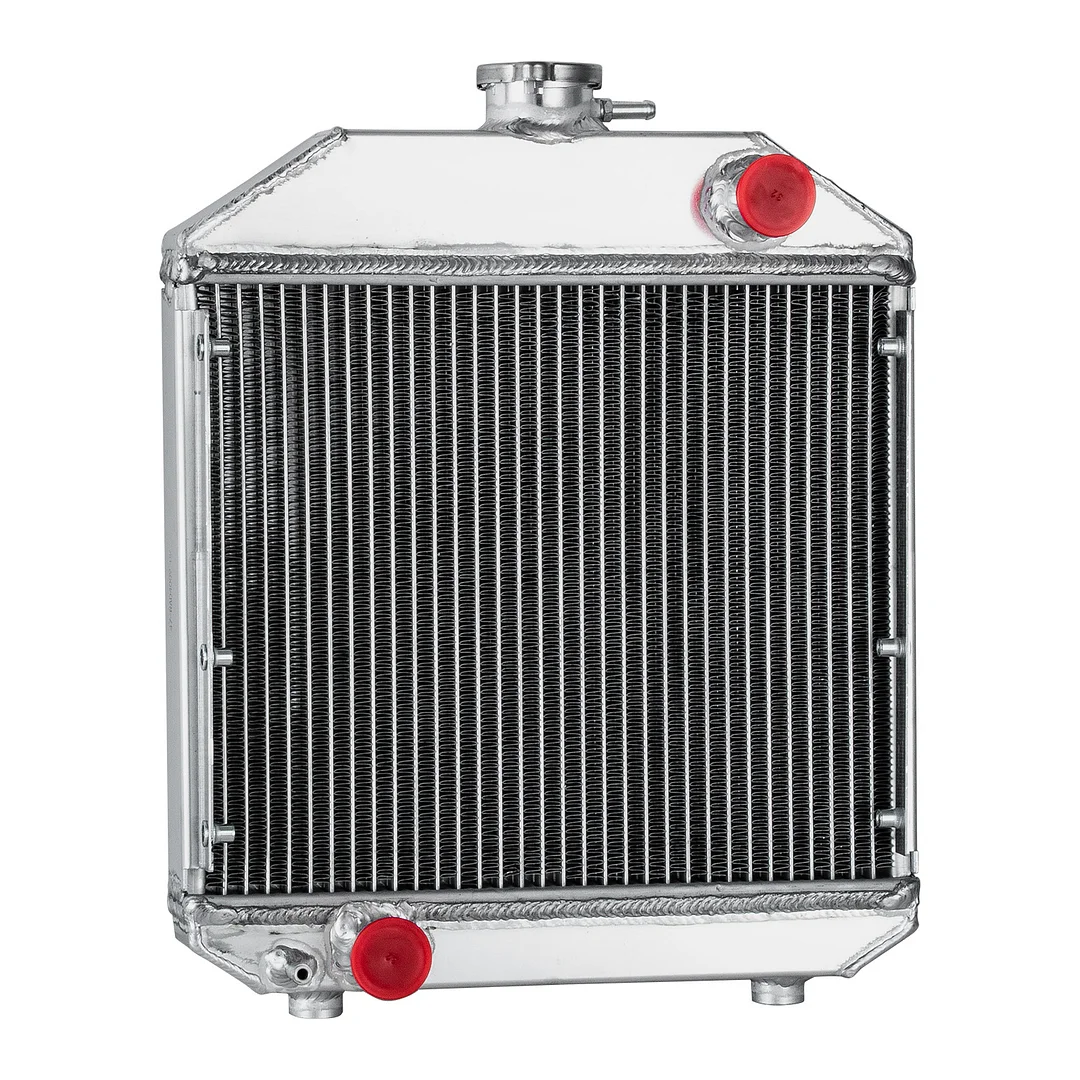 Alloyworks 2 Row Radiator For For Yanmar Tractor YM240 YM1700 YM2000 124460-44501 16''H x 13-3/4"W
