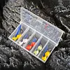 5Pcs Metal Fishing Lures Artificial Spinner Hard Baits Wobblers for Trout Bass