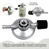 Low Pressure Gas Regulator Adjustable Control Valve Propane Tank Connection Kit