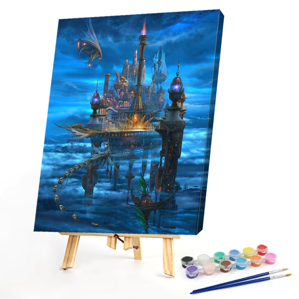 

Sky Castle - Paint By Numbers - 40*50CM, 501 Original