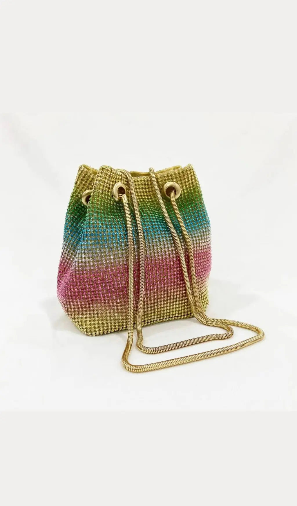 Lala Rainbow Diamante Bag