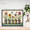 (US Only)Diamond Painting - Full Round Drill - Garden Pots (Canvas|40*30cm)