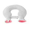 U Shape Hot Water Bag with Removable Flannel Cover Portable Neck Warmer Adjustable Snap Fastener Water Bag for Home/Office