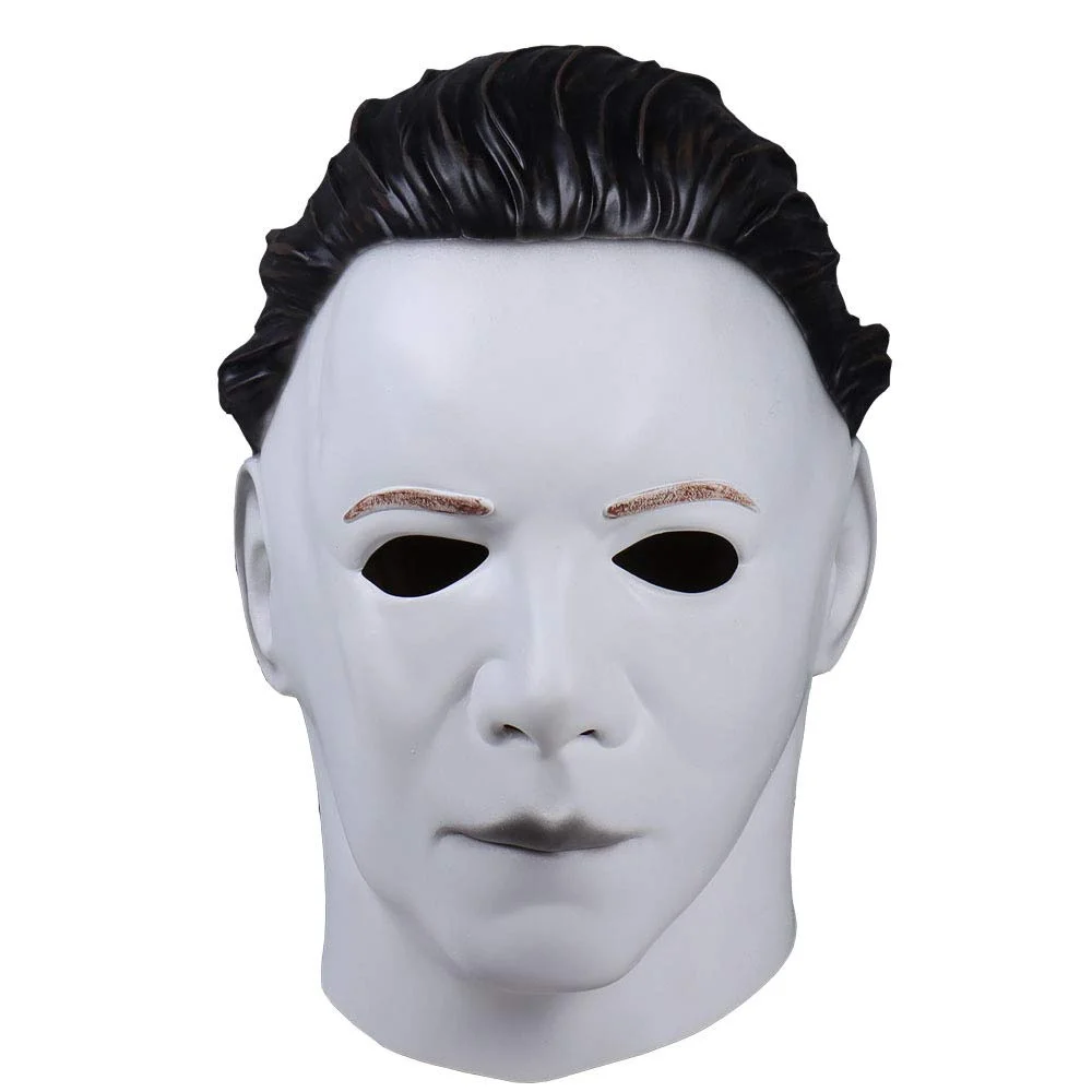 Michael Myers Mask Halloween Horror Cosplay Costume Latex Props