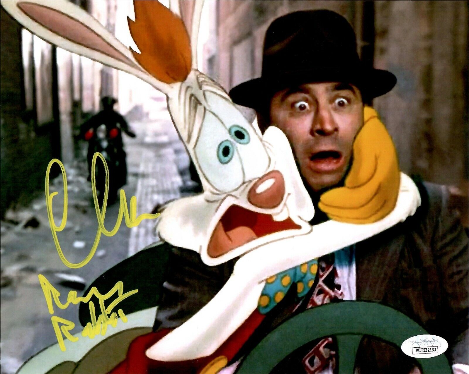 Charles Fleischer autograph signed inscribed 8x10 Who Framed Roger Rabbit JSA