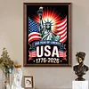Diamond Painting -5D Full Round Drill 250th Anniversary of USA