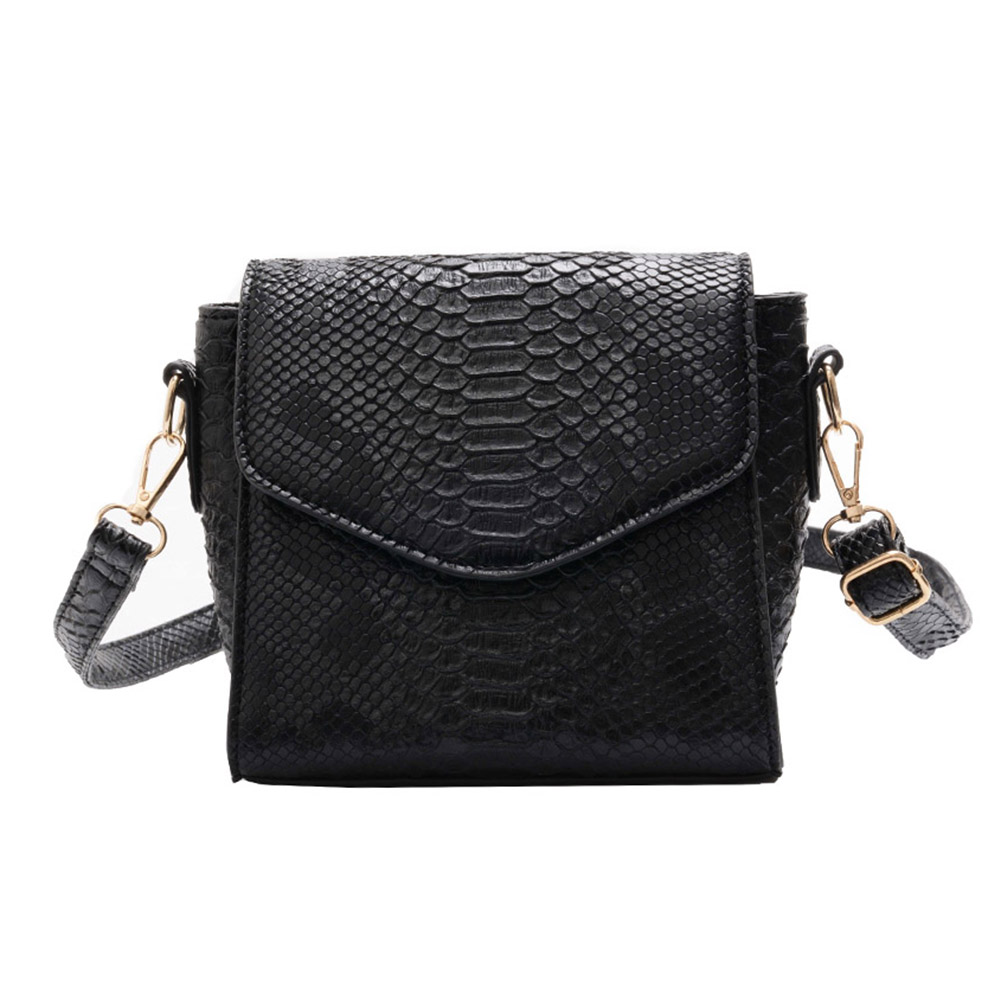 

Fashion Snake Pattern Shoulder Handbag PU Women Street Messenger Bag Totes, Style 1, 501 Original