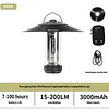 Multi-Functional Capsule Camping Lantern with 3000mAh Long Battery
