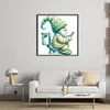 (Multi-Style) Goblin Goes To Toilet-18CT Stamped Cross Stitch 25*25cm/9.84*9.84in