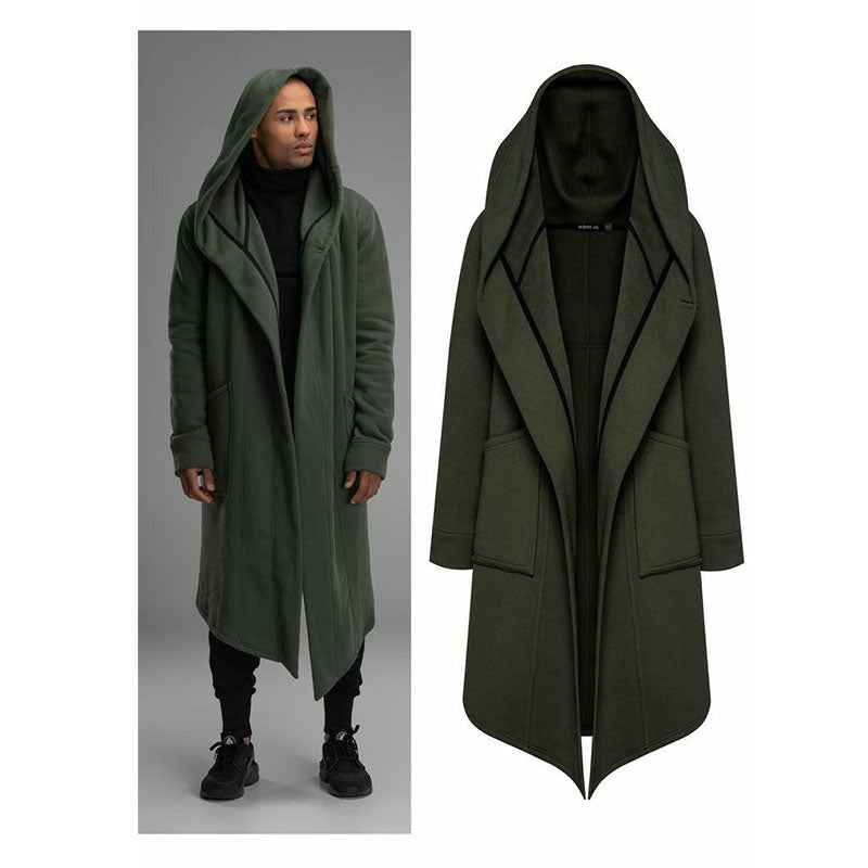 Men's Hooded Assassin Steampunk Jacket