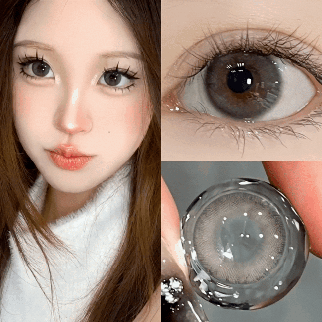 Frozen Pear Crispy Gray 14.00mm Contact Lenses