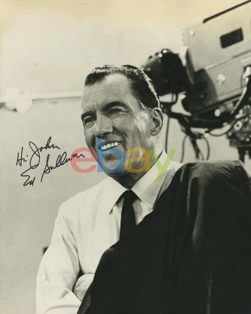 Ed Sullivan Vintage Signed 8x10 Photo Poster painting Autographed reprint