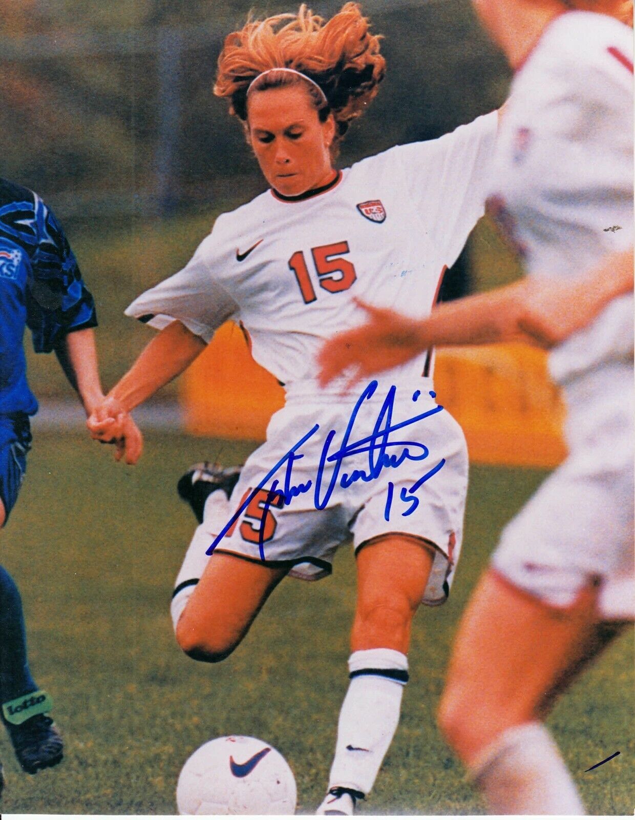 Trish Venturini #1 8x10 Signed Photo Poster painting W/COA Soccer 032419