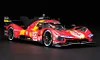 1:18 Ferrari 499P Le Mans 24 Hours Endurance Race Simulation Alloy Car Model Static Toy