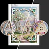 Diamond Painting-DIY Special Shaped Drill Pearl Painting Country villa(30x40cm)
