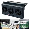 Solar Car Exhaust Fan with 3 Air Outlets Car Radiator Cooling Fan for All Cars