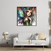 Butterfly Fairy-11CT Stamped Cross Stitch 50*50cm/19.69*19.69in tapestrymarket