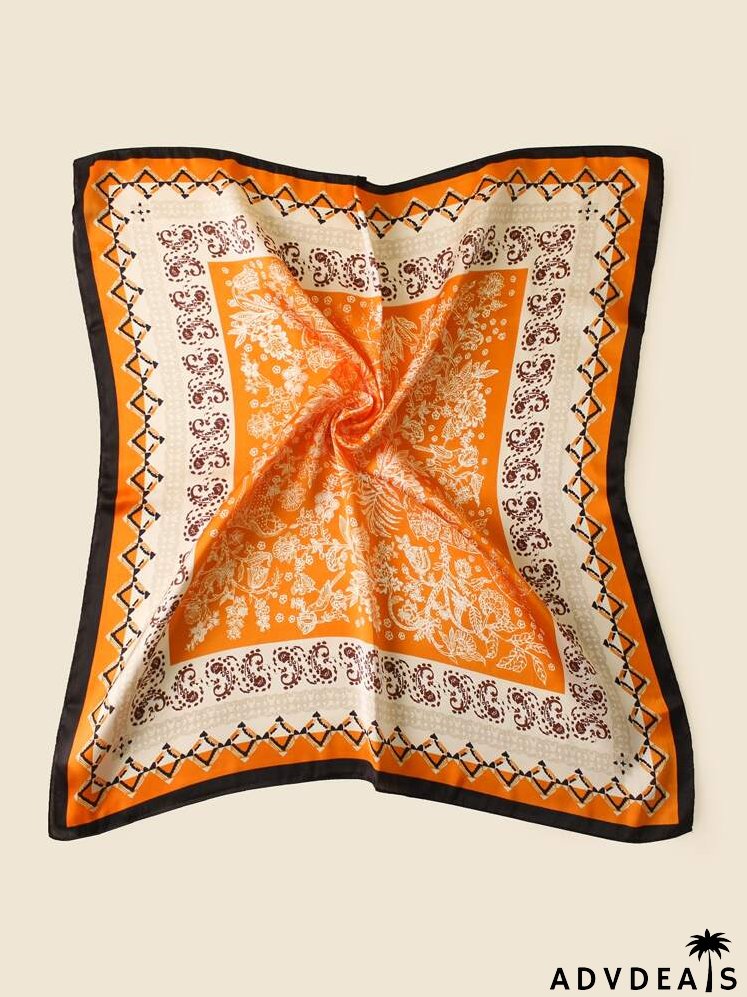 Flower Print Bandana