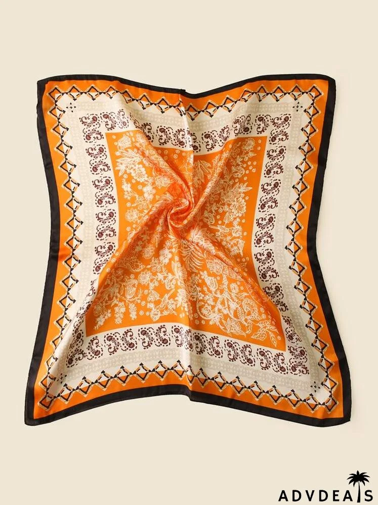 Flower Print Bandana