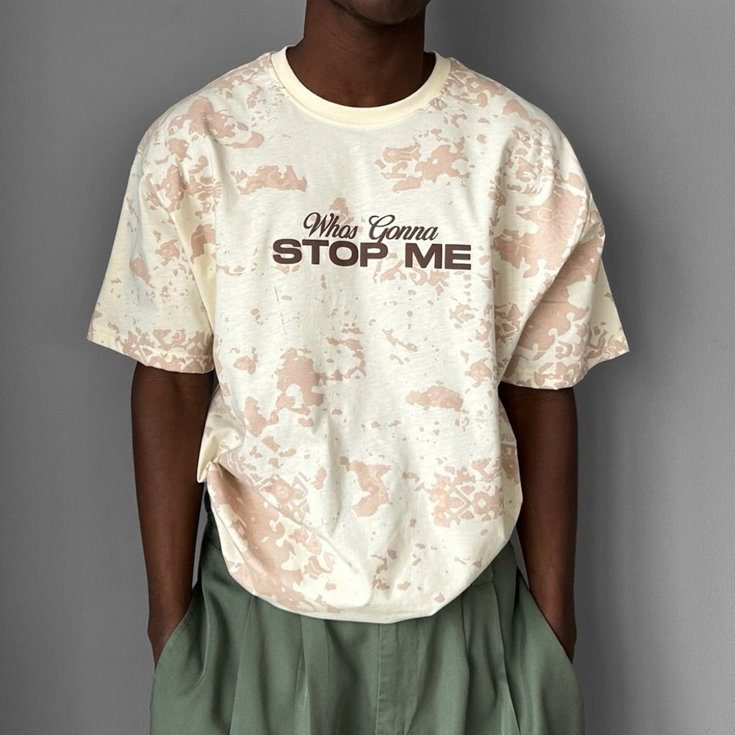 Casual Printed Lettering T-shirt