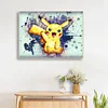 Dessin Animé Pokemon - Complète Rond Peinture au Diamant  40*30cm
