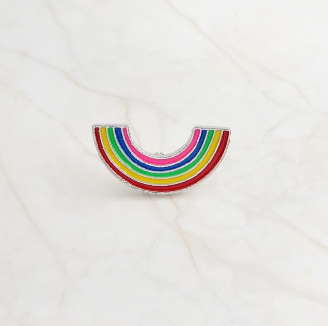 Creative Rainbow Cloud All-match Brooch