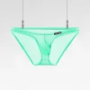 Low-Rise Ultra-thin Transparent Sexy Convex Pouch Briefs