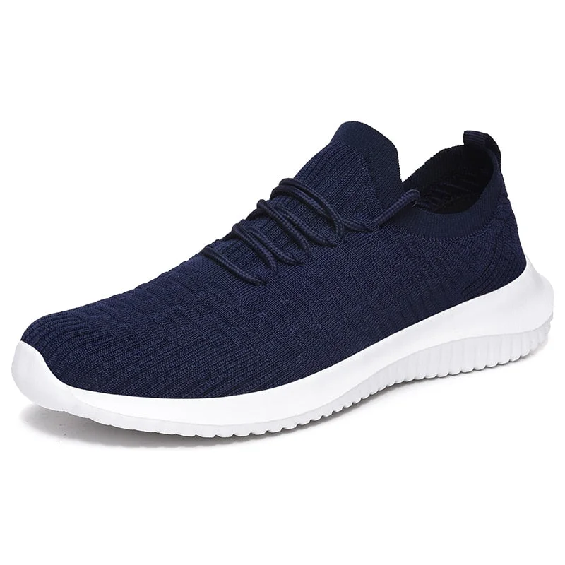 Men Light Running Shoes Jogging Shoes Mesh Breathable Man Sneakers Lac-up Moccasins Loafer Shoe Men's Casual Shoes Size 45