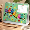 2026 Calendar Diamond Painting Kit DIY Diamond Art Desk Calendar for Home Office