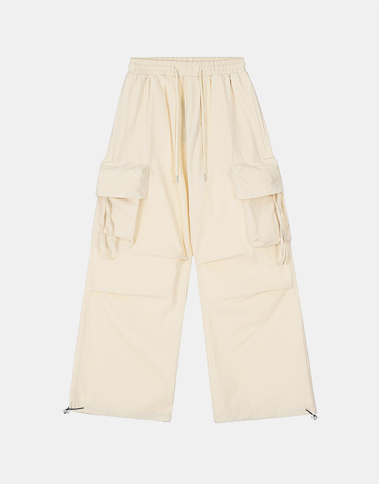 Solid Color Large Pocket Parachute Pants / TECHWEAR CLUB / Techwear