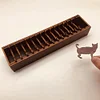 (US Only)Wooden Bobbin Set with Animal Shapes for DIY Sewing Storage Tool (Cat)