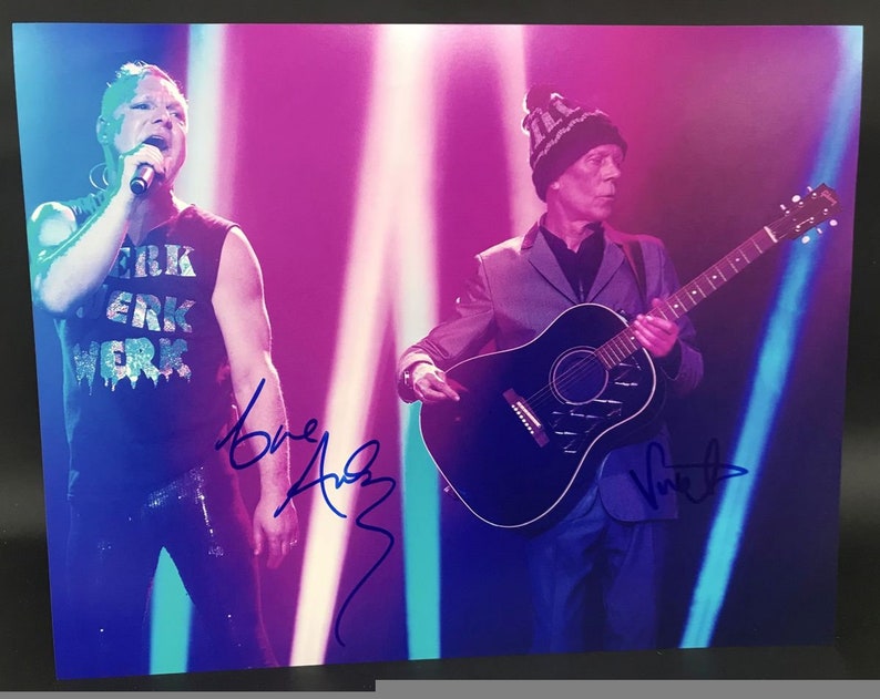 Andy Bell & Vince Clarke Signed Autographed Erasure