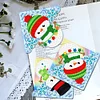 4Pcs Diamond Painting Christmas Snowman Corner Bookmark