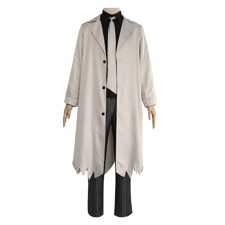 Akutagawa Ryunosuke White Coat Outfits Cosplay Costume Halloween Carnival Suit