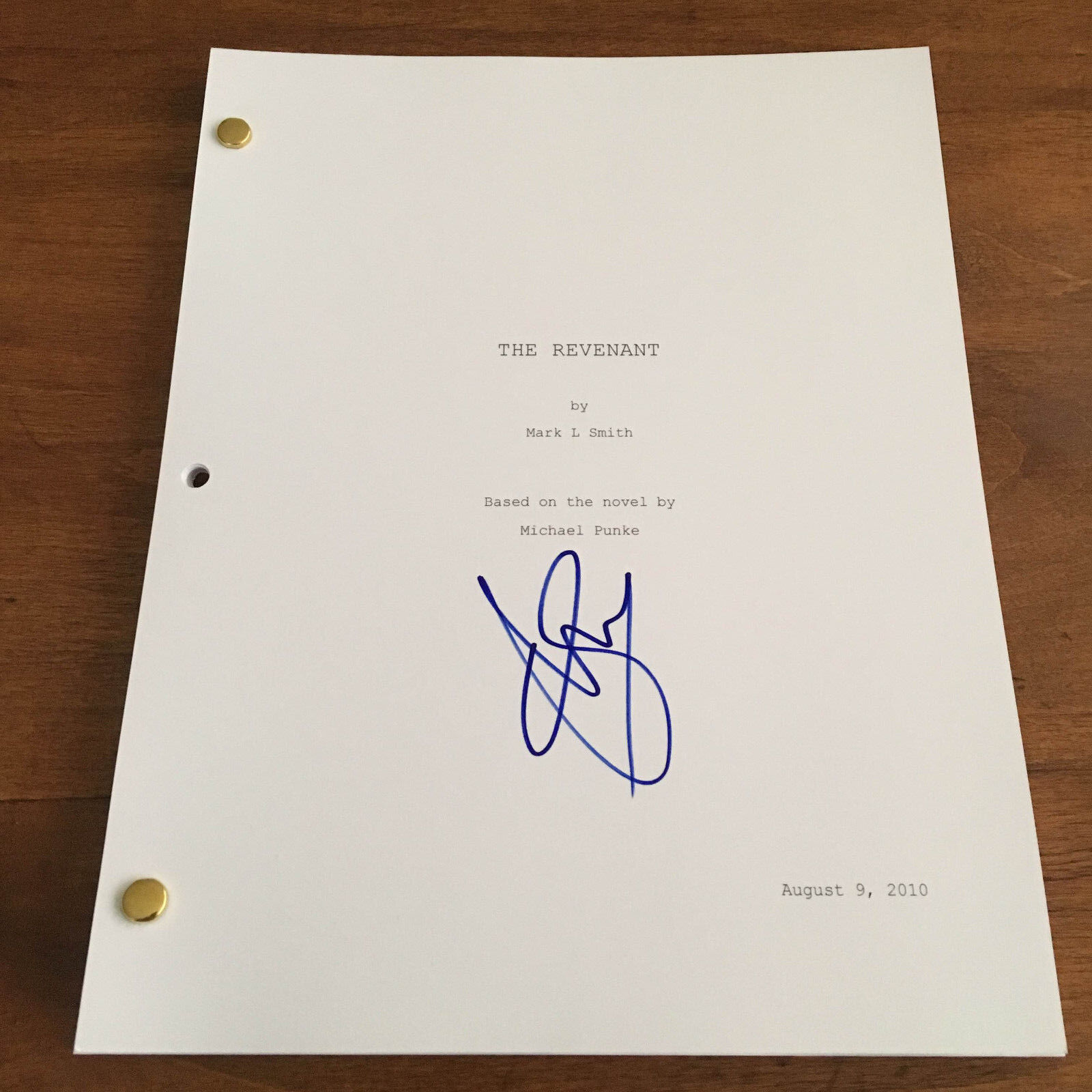 GFA The Revenant Jim Bridger * WILL POULTER * Signed Full Movie Script R1 COA