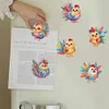 6Pcs gelbes Huhn - 5d DIY Handwerk Aufkleber Magnet