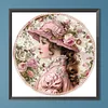 Retro Girl - Diamond Painting - Full Round Drill (Canvas|40*40cm)