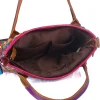 Hand-woven Oversized Colored Leather Leather Shoulder Bag Handbag