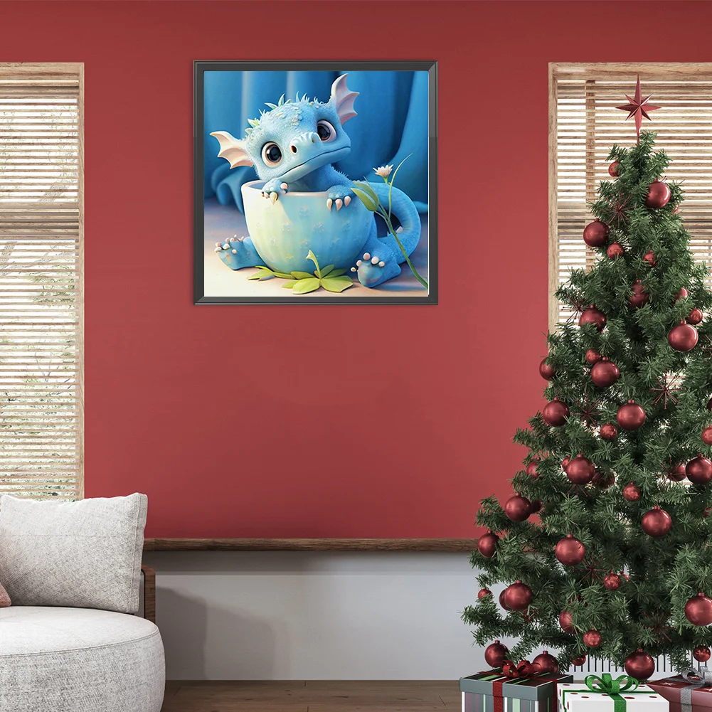 DIY Paint By Number 40*40cm - Teacup Dragon