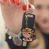 6pcs DIY Diamond Painting Double Sided Keychains - Tiger Cat、[Everydayedeals]