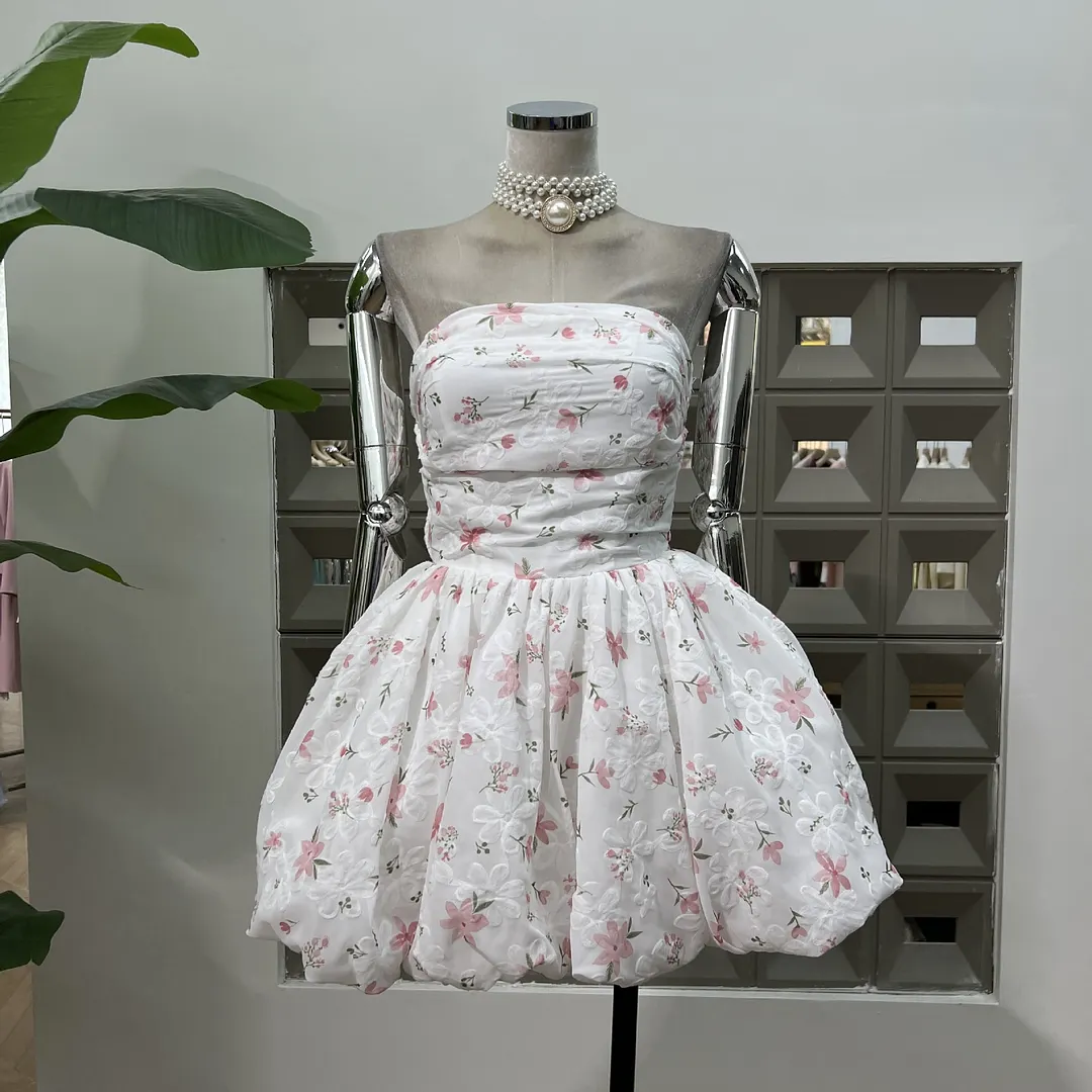 Brownm Gentle Small Fresh Folds Folded Crotch Unkempty Dress With Bottom Shorts Early Summer Temperament Chic Design Sense