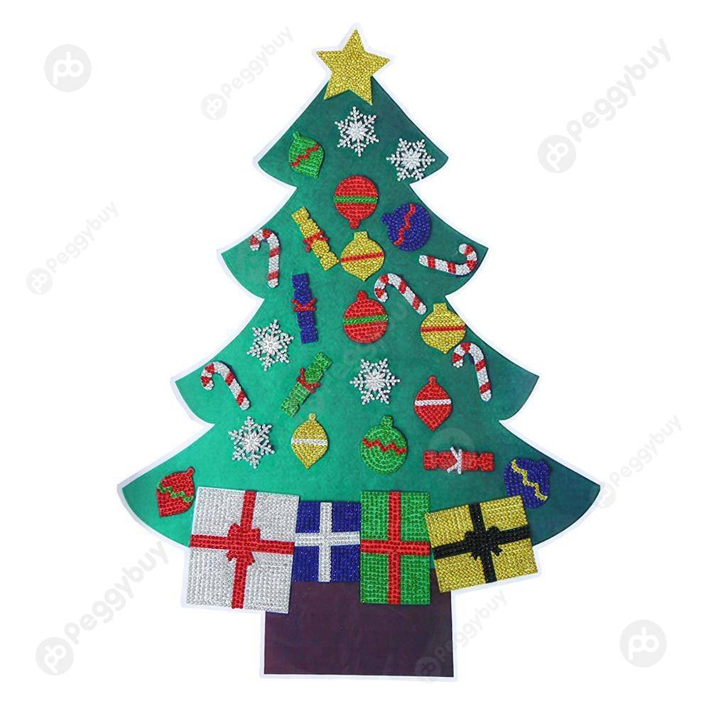 

Christmas Tree Window Decals-DIY Creative Diamond Sticker, 501 Original